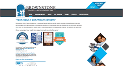 Desktop Screenshot of brownstonehealthcare.com