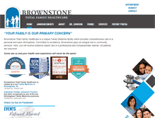 Tablet Screenshot of brownstonehealthcare.com